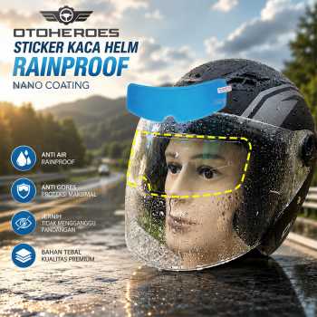 OTOHEROES Sticker Kaca Helm Motor Rainproof Film Nano Coating - ZT8