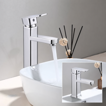 UHOOME Keran Air Wastafel Mixer Panas Dingin Bathroom Basin Faucet ABS - K010