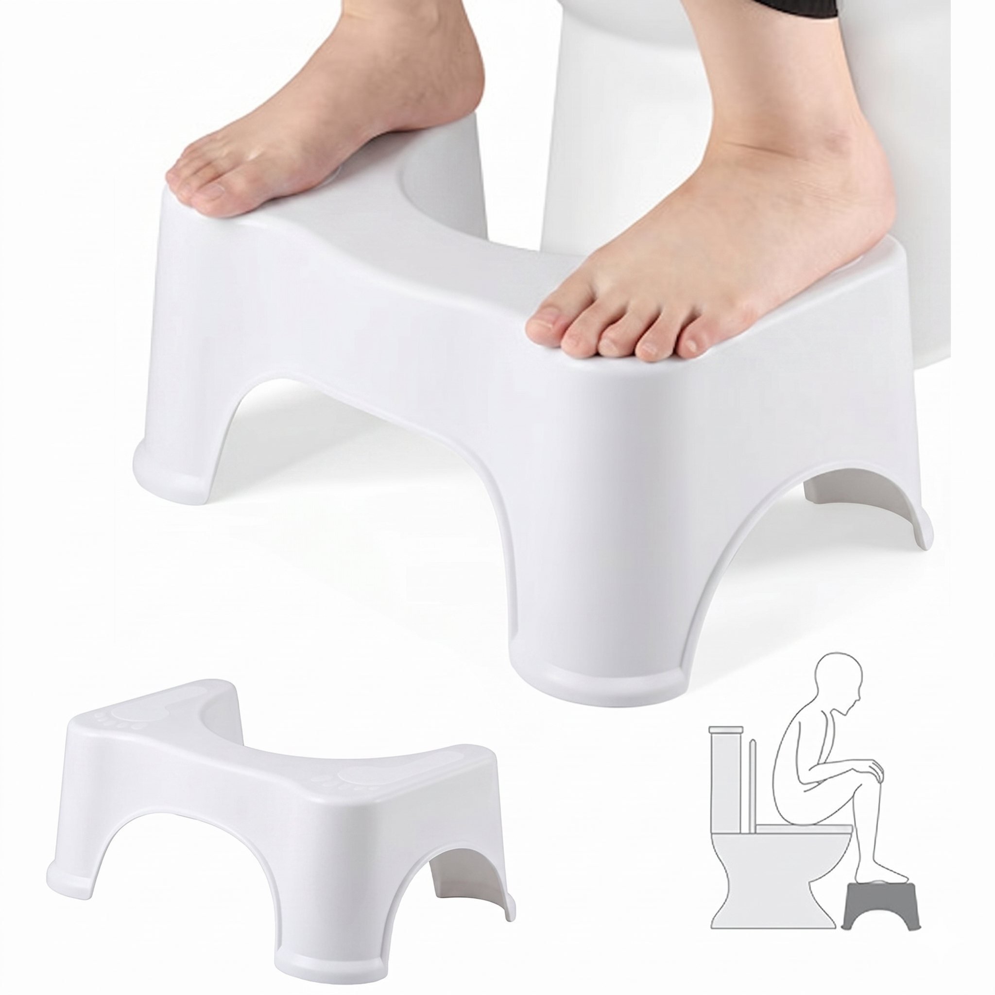 FMA Bangku Toilet Multifungsi Adult and Children Toilet Foot Stool - FM-ACA Gambar produk FMA Bangku Toilet Multifungsi Adult and Children Toilet Foot Stool - FM-ACA - 3