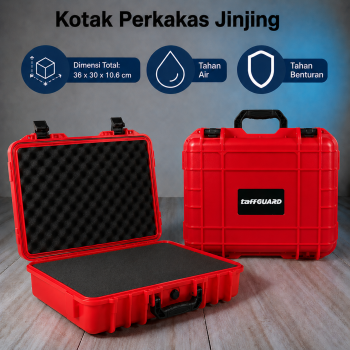 TaffGUARD Kotak Perkakas Jinjing Storage Tool Box Bag with Sponge - TH01