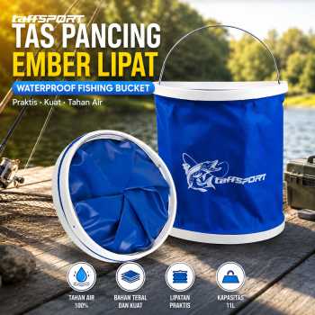 Gambar produk TaffSPORT Tas Pancing Ember Lipat Waterproof Fishing Bucket