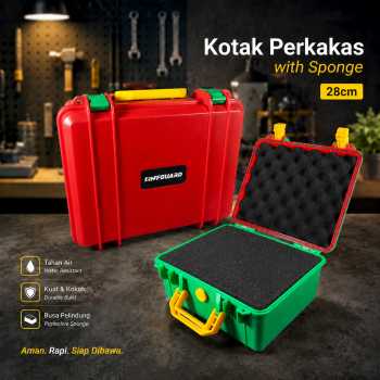 TaffGUARD Kotak Perkakas Jinjing Portable Hard Carry Tool with Sponge - TH28