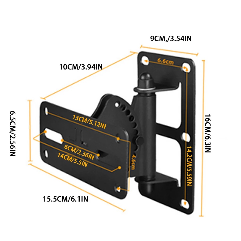 Gambar produk MagiDeal Bracket Speaker Dinding Wall Mount Vertical Type 2 PCS - SP-75 - 6