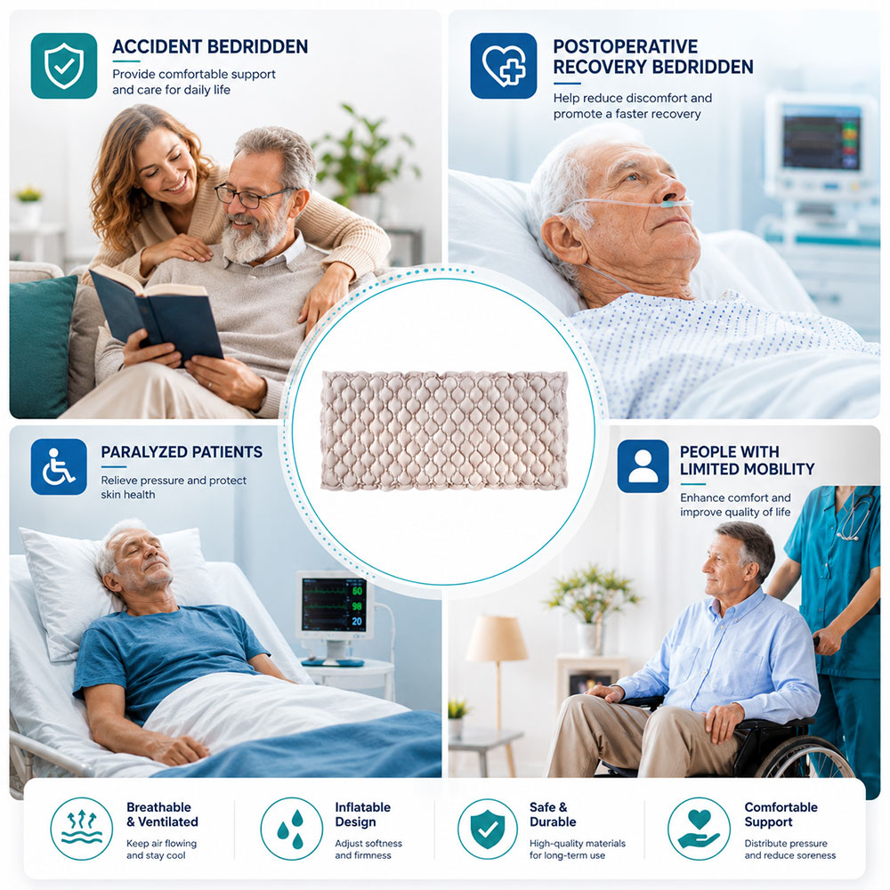 Komwel Kasur Decubitus Matras Angin Manual Medical Air Inflatable - Jn05 Gambar produk Komwel Kasur Decubitus Matras Angin Manual Medical Air Inflatable - Jn05 - 4