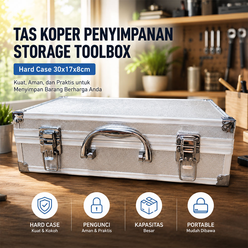 TaffGUARD Tas Koper Penyimpanan Barang Storage Toolbox Hard Case - LE20 Gambar produk TaffGUARD Tas Koper Penyimpanan Barang Storage Toolbox Hard Case - LE20 - Utama