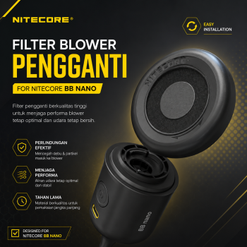 NITECORE Filter Pengganti Blower High Density 250 Mesh for BB Nano - NIA006