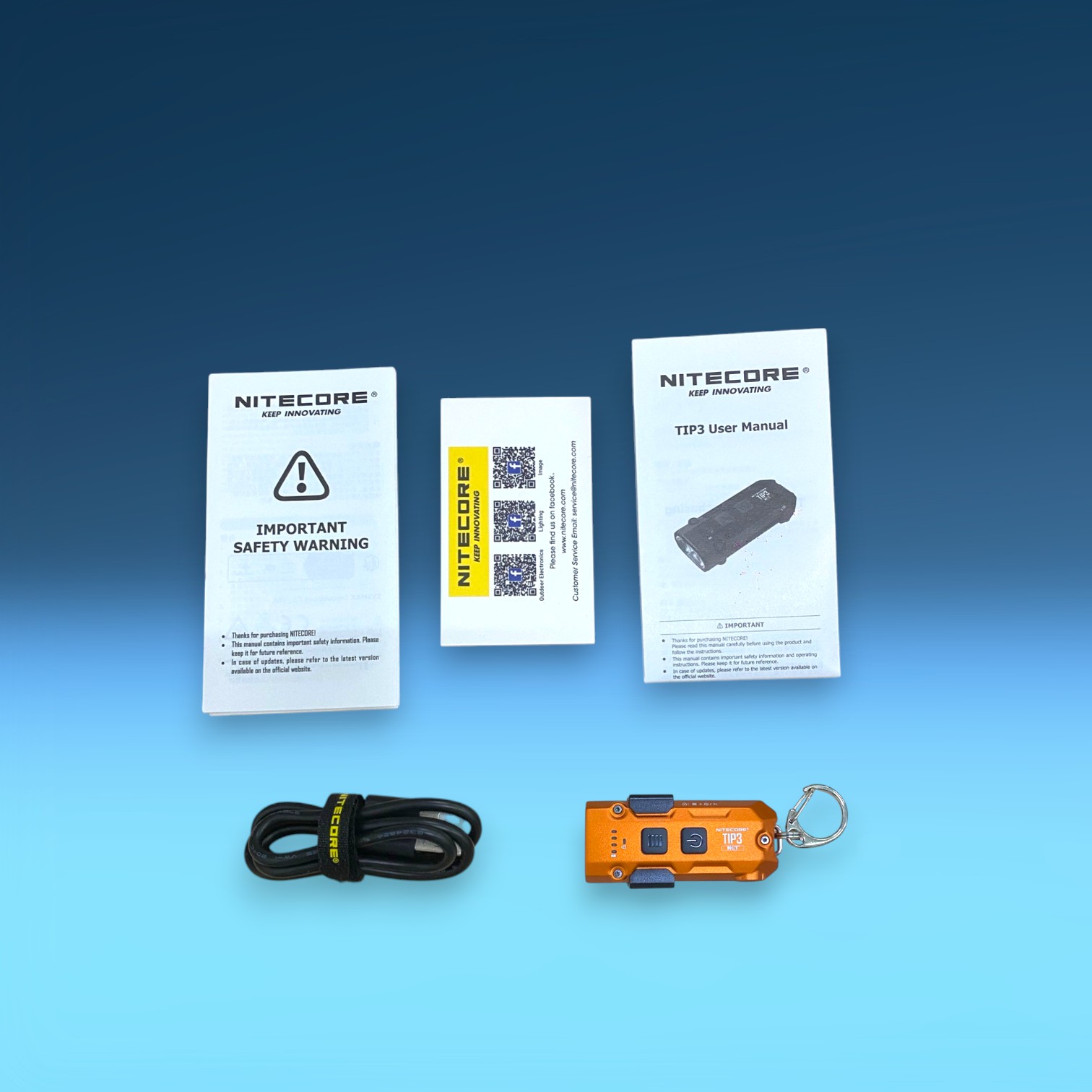 Nitecore Senter LED Mini Gantungan Keychain Flashlight 700 Lumens - TIP3 Gambar produk Nitecore Senter LED Mini Gantungan Keychain Flashlight 700 Lumens - TIP3 - 7