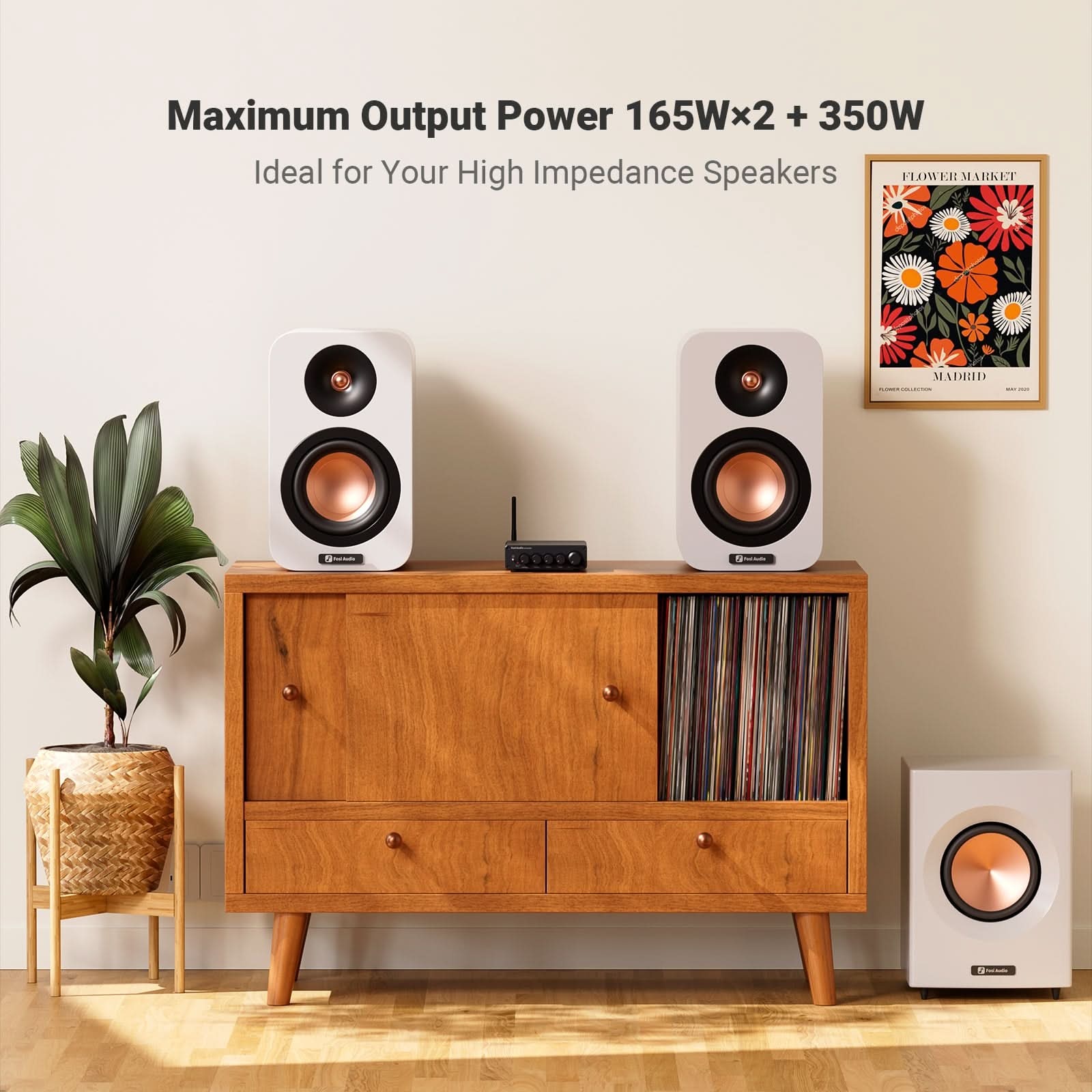 Fosi Audio Amplifier Bluetooth 5.0 HiFi 2.1 Channel 165x2+350W TPA3255 - BT30D PRO-MAX Gambar produk Fosi Audio Amplifier Bluetooth 5.0 HiFi 2.1 Channel 165x2+350W TPA3255 - BT30D PRO-MAX - 3