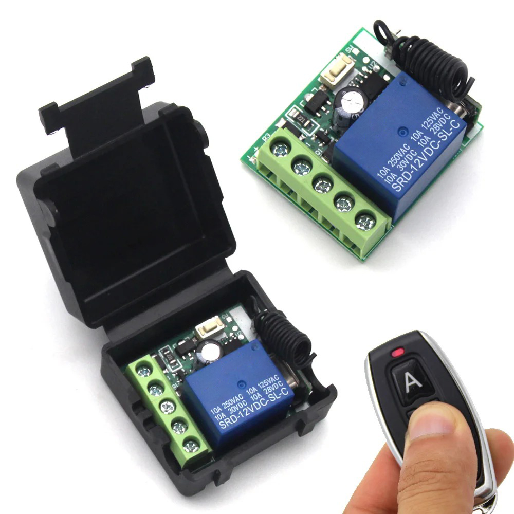 Taffware Remote Kontrol Gerbang Garasi Transmitter 3 PCS with Receiver - KR1201A-4 Gambar produk Taffware Remote Kontrol Gerbang Garasi Transmitter 3 PCS with Receiver - KR1201A-4 - 1