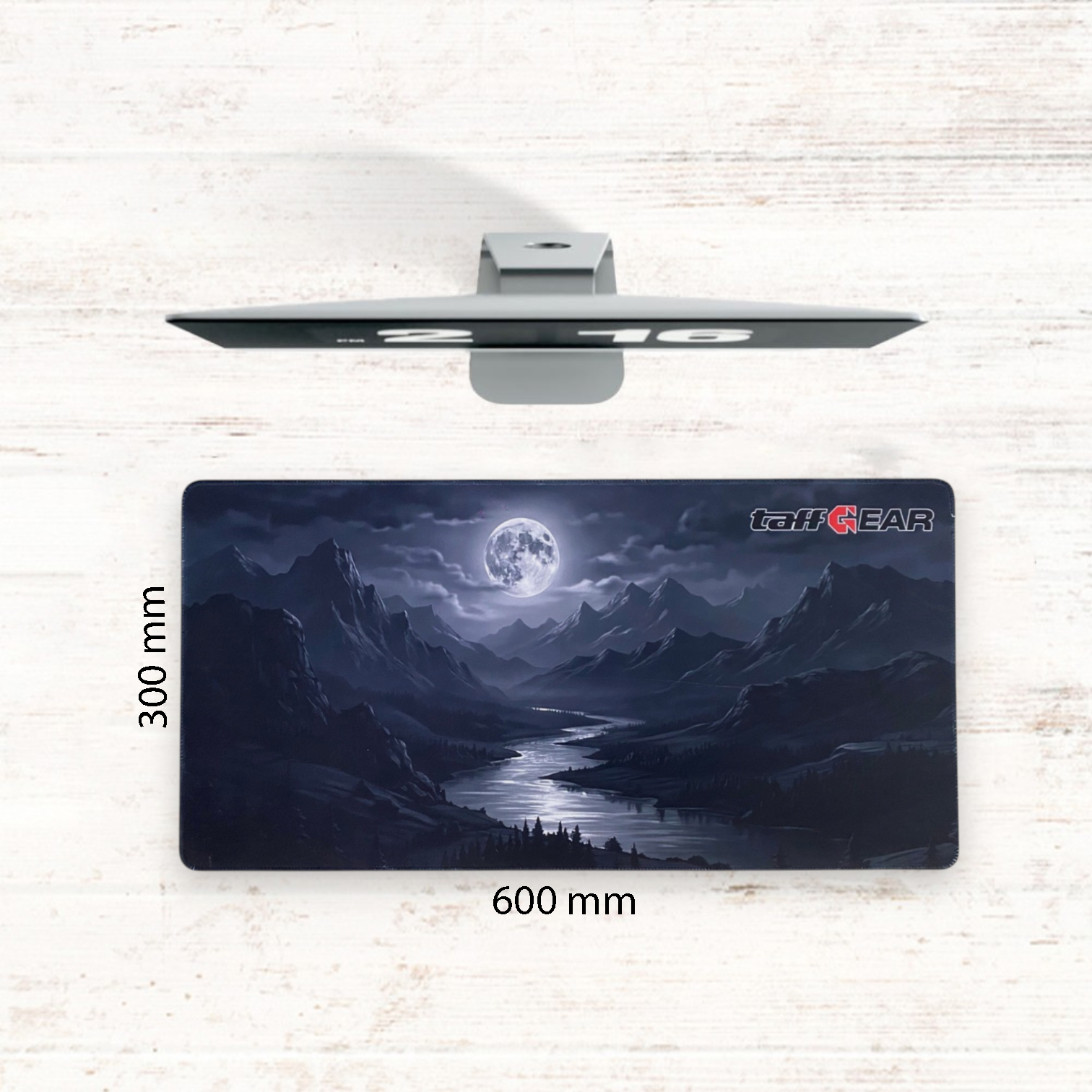 TaffGEAR Mouse Pad Gaming Moon Night River Desk Mat 300x600x3mm - YL-510 Gambar produk TaffGEAR Mouse Pad Gaming Moon Night River Desk Mat 300x600x3mm - YL-510 - 4