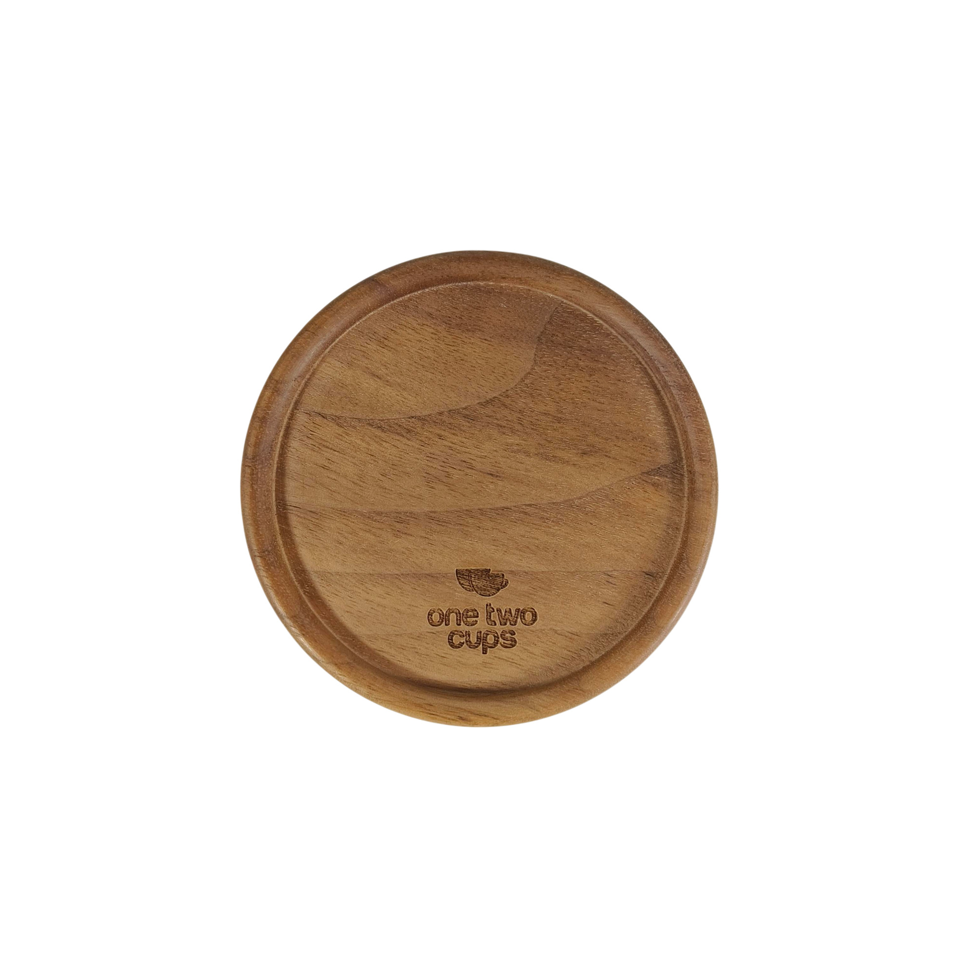 One Two Cups Coaster Kayu Tatakan Gelas Kopi Wood Holder - EQF310 Gambar produk One Two Cups Coaster Kayu Tatakan Gelas Kopi Wood Holder - EQF310 - 2