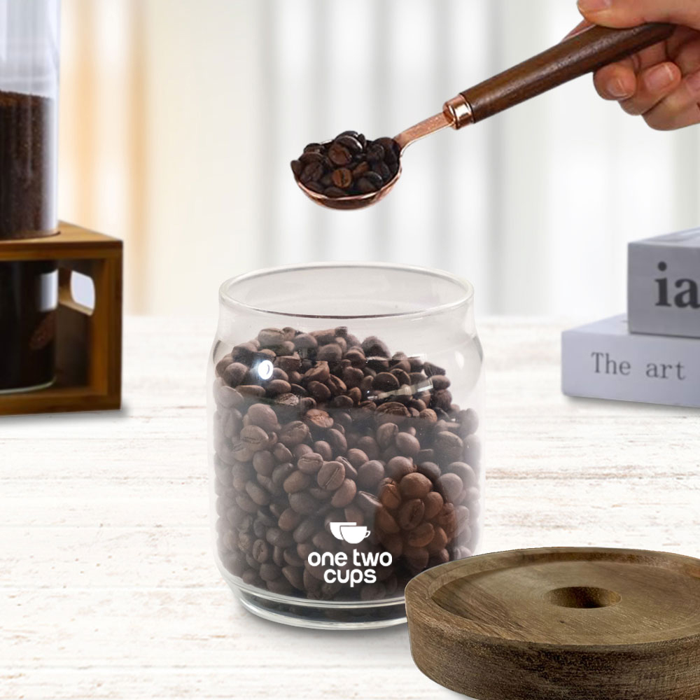 One Two Cups Toples Kaca Penyimpanan Makanan Kedap Udara Storage Jar 350ml - SL01 Gambar produk One Two Cups Toples Kaca Penyimpanan Makanan Kedap Udara Storage Jar 350ml - SL01 - 6