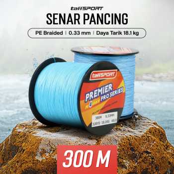 TaffSPORT Premier Pro Series Senar Benang Tali Pancing PE Braided 300M