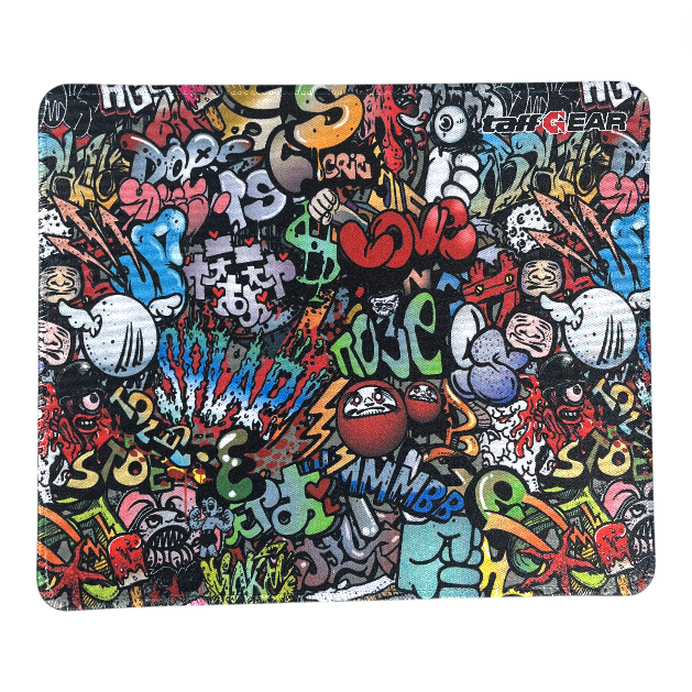 TaffGEAR Mouse Pad Gaming XL Street Grafitti Desk Mat 300x250x3mm - EI25 Gambar produk TaffGEAR Mouse Pad Gaming XL Street Grafitti Desk Mat 300x250x3mm - EI25 - 1