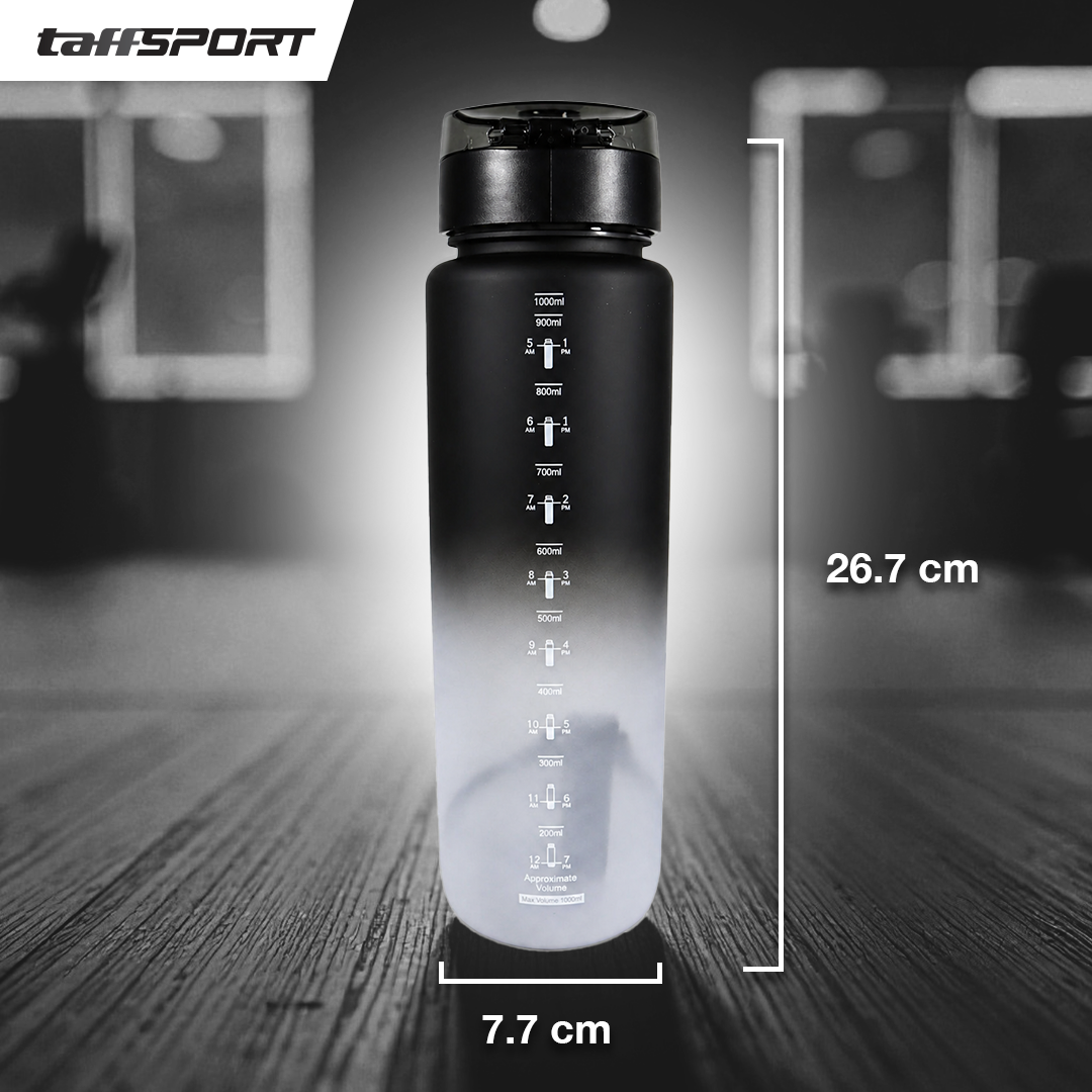 TaffSPORT Botol Minum Sport Water Frosted Bottle with Lanyard 1L - 8691 Gambar produk TaffSPORT Botol Minum Sport Water Frosted Bottle with Lanyard 1L - 8691 - 8