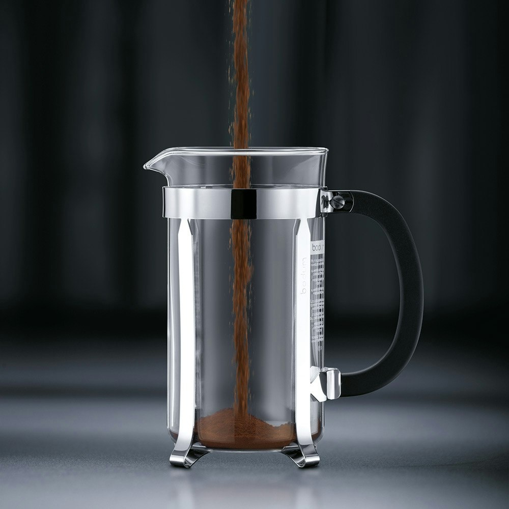 VIGOR French Press Coffee Maker Pot Plunger Borosilicate Glass 350ml - FS35 Gambar produk VIGOR French Press Coffee Maker Pot Plunger Borosilicate Glass 350ml - FS35 - 4