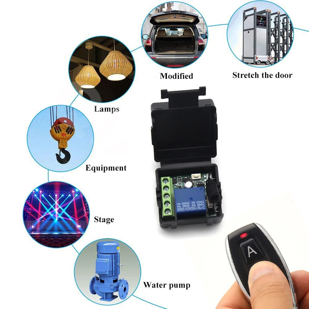 Taffware Remote Kontrol Gerbang Garasi Transmitter 3 PCS with Receiver - KR1201A-4 Gambar produk Taffware Remote Kontrol Gerbang Garasi Transmitter 3 PCS with Receiver - KR1201A-4 - Utama