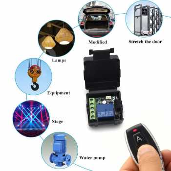 Taffware Remote Kontrol Gerbang Garasi Transmitter 3 PCS with Receiver - KR1201A-4