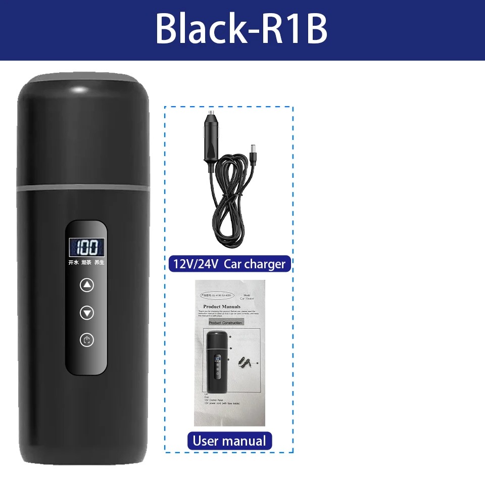 Gambar produk Yannice Termos Pemanas Air Listrik Mobil Portable Water Heater 500ml - R1B - Kemasan