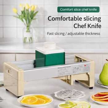 Gambar produk FASITE Alat Pemotong Buah V-Shape Vegetables Meat Slicer Manual - 139