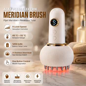 Ms.Dear Alat Pijat Elektrik Meridian Brush 9 Level 1200mAh 5W - MB-10