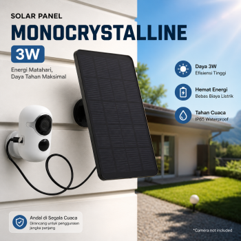 SolaBright Solar Panel Charger Portable Power Monocrystalline 3W - AP1