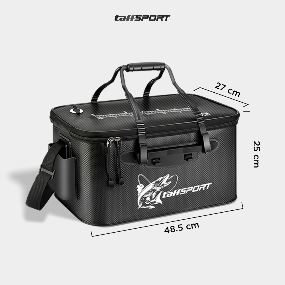 TaffSPORT Tas Pancing Ember Lipat Waterproof EVA Fishing Bucket L - INU121 Gambar produk TaffSPORT Tas Pancing Ember Lipat Waterproof EVA Fishing Bucket L - INU121 - 7