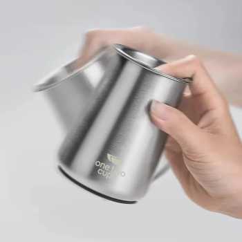 Gambar produk One Two Cups Tempat Bubuk Kopi Filter Powder Cup Stainless Steel - OKL01 - 2
