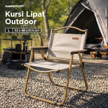 TaffSPORT Kursi Lipat Outdoor Camping Portable Foldable Oxford 600D - YH6