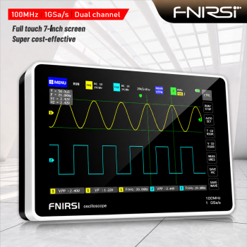 FNIRSI Digital Oscilloscope Handheld 100MHz 1Gsa/s New Version - 1013D