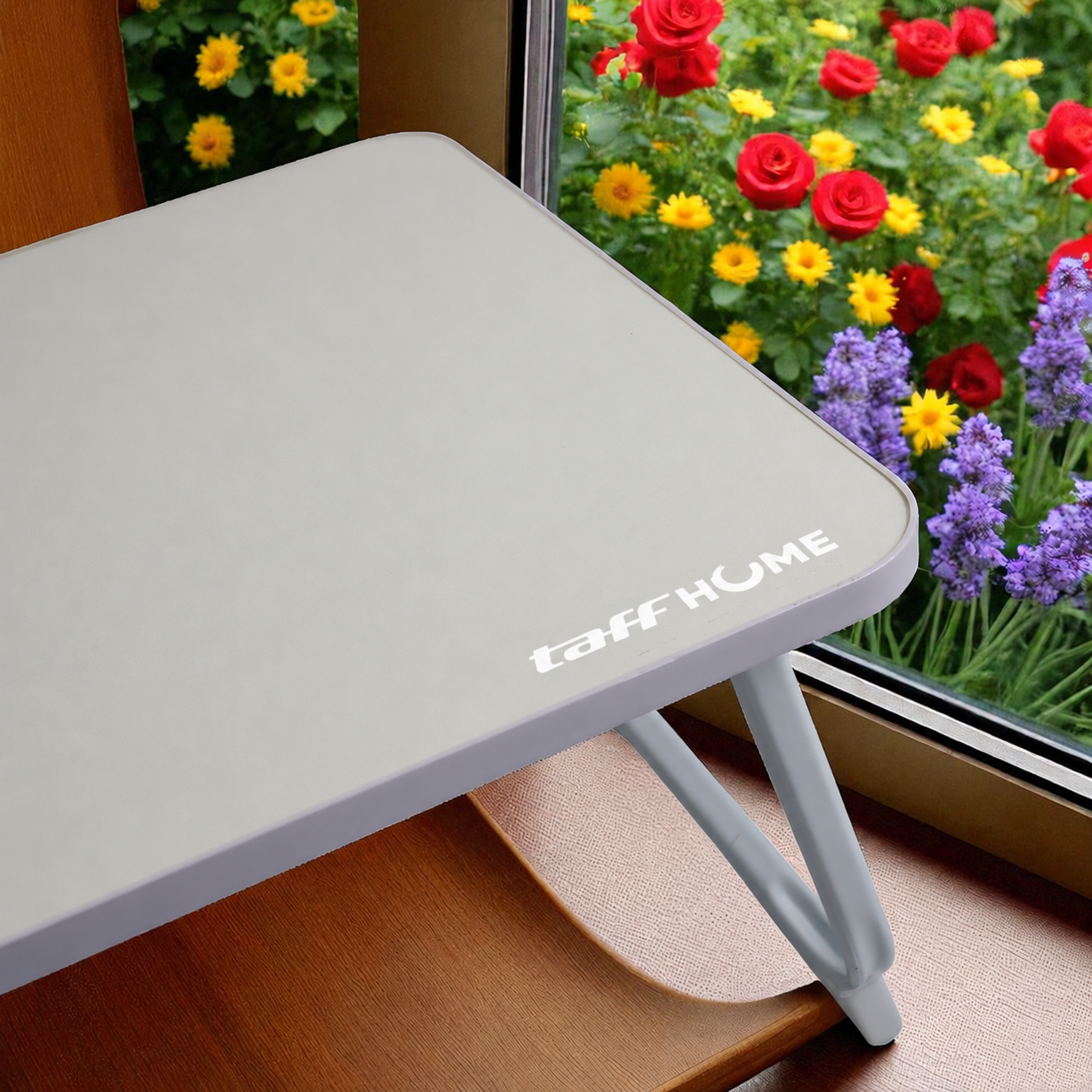 TaffHOME Meja Lipat Laptop Foldable Bed Table 60x40cm - BO67 Gambar produk TaffHOME Meja Lipat Laptop Foldable Bed Table 60x40cm - BO67 - 2