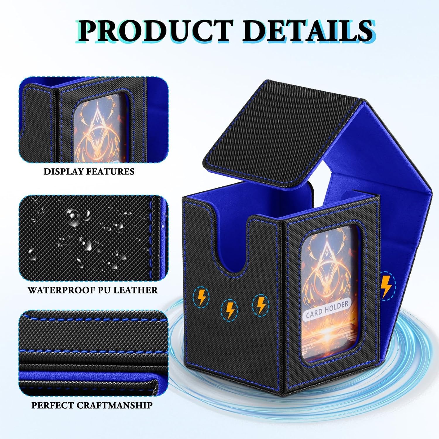 Kitoyz Kotak Penyimpanan Kartu TGC Magnetic PU Leather 120 Slot - KK-10 Gambar produk Kitoyz Kotak Penyimpanan Kartu TGC Magnetic PU Leather 120 Slot - KK-10 - Kemasan
