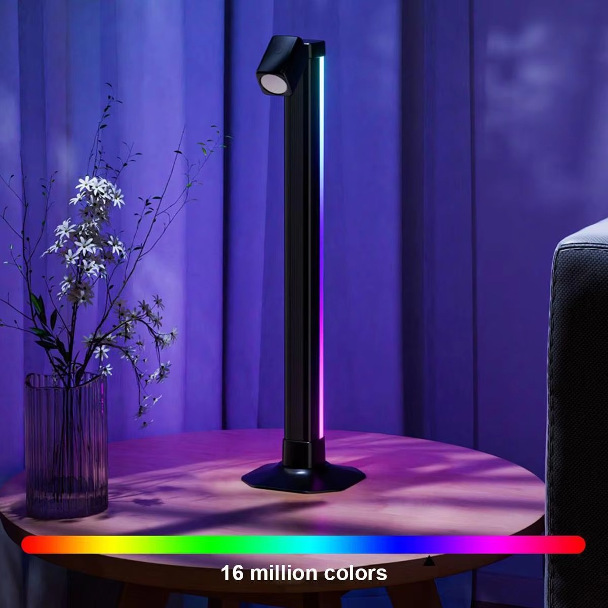 TaffLED Lampu Meja Hias Bluetooth RGBW Atmosphere Lamp USB 5W - TW70 Gambar produk TaffLED Lampu Meja Hias Bluetooth RGBW Atmosphere Lamp USB 5W - TW70 - 1