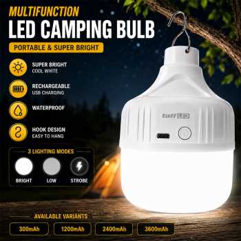 TaffLED Lampu LED Emergency Camping Multifungsi Cool White 80W - LB180