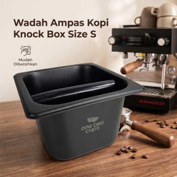One Two Cups Wadah Ampas Kopi Espresso Knock Box Container - HG-166