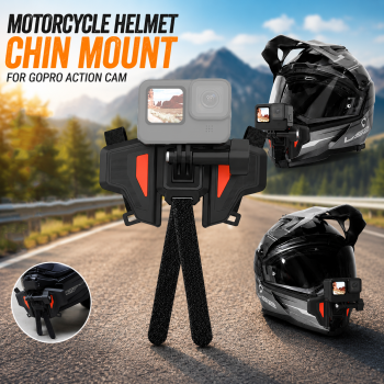 Gambar produk TELESIN Motorcycle Helmet Chin Mount for GoPro Action Cam - GP-HBM-MT2