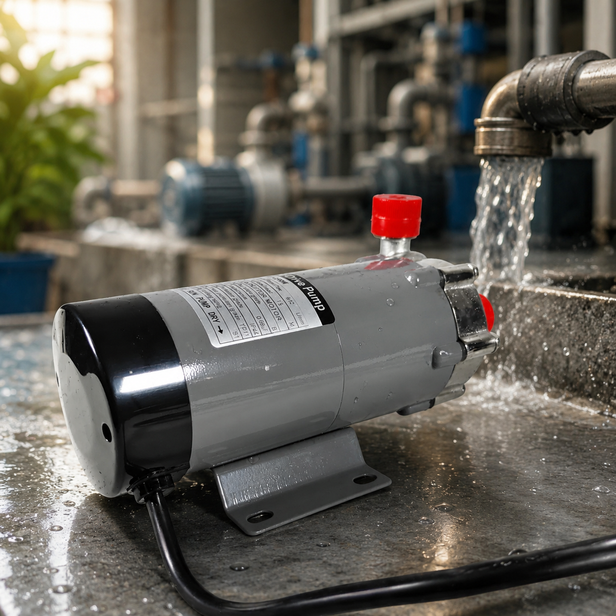 Pompa Air Elektrik Magnet Pump Food Grade HomeBrew Wine 10W 19L/Min - MP-15RM Gambar produk Pompa Air Elektrik Magnet Pump Food Grade HomeBrew Wine 10W 19L/Min - MP-15RM - 2