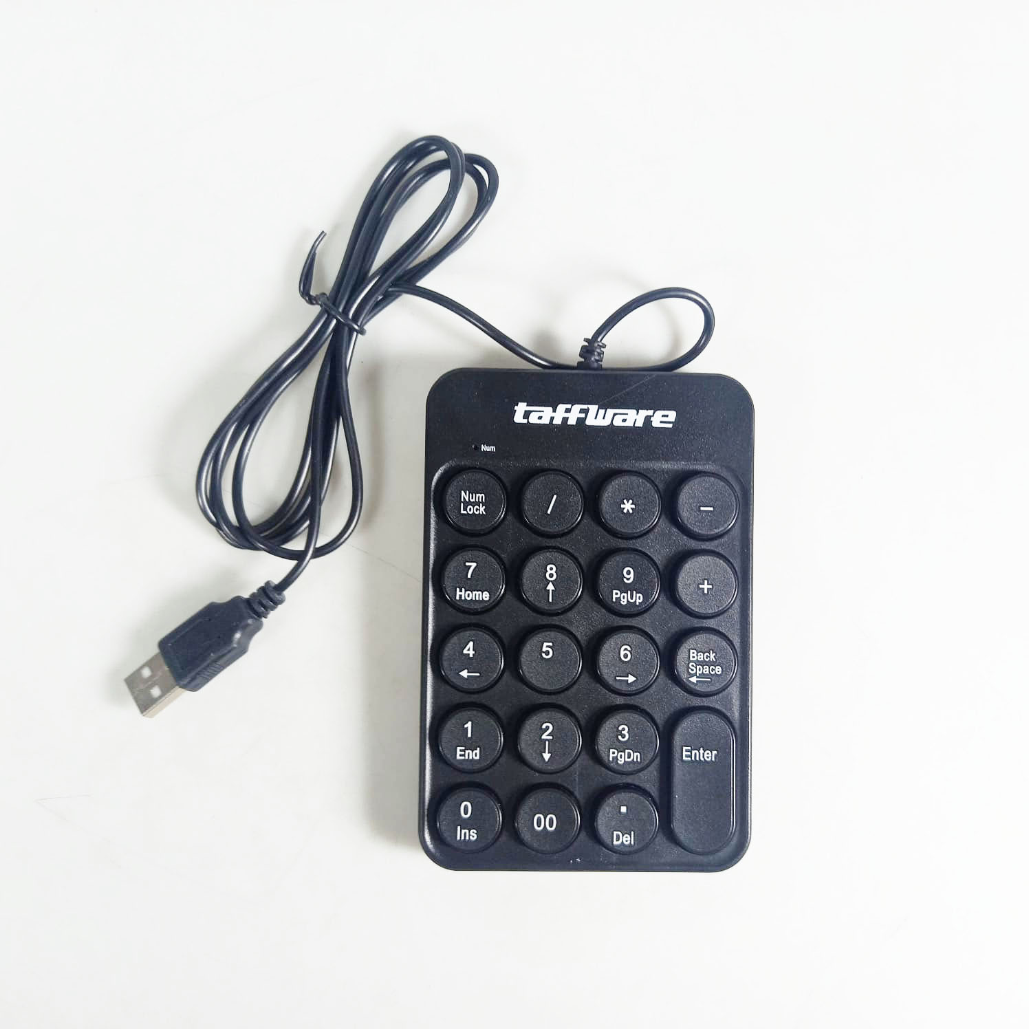 Taffware Keyboard Numeric Numpad Mini 2.4GHz Silent 19 Keys Wired - Q9 Gambar produk Taffware Keyboard Numeric Numpad Mini 2.4GHz Silent 19 Keys Wired - Q9 - 1