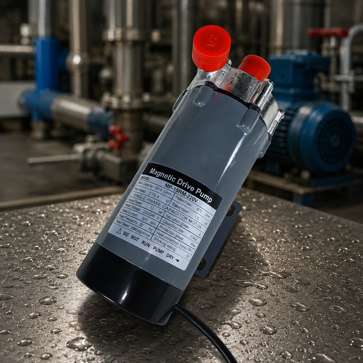 Pompa Air Elektrik Magnet Pump Food Grade HomeBrew Wine 10W 19L/Min - MP-15RM Gambar produk Pompa Air Elektrik Magnet Pump Food Grade HomeBrew Wine 10W 19L/Min - MP-15RM - 3