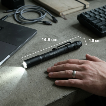 Gambar produk NEXTORCH Lampu Senter LED Mini Penlight Tactical USB Type C 850 Lumens - TA22 - 7