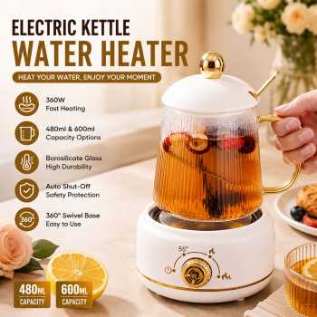 Kbxstart Teko Listrik Pemanas Air Water Heater Kettle Pot 360W - YSB-05