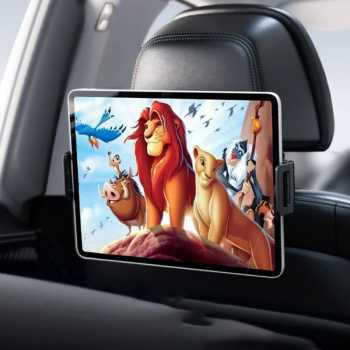 Karomu Holder HP Mobil Headrest Clamp 360 Rotation Car Phone Holder - HM-15