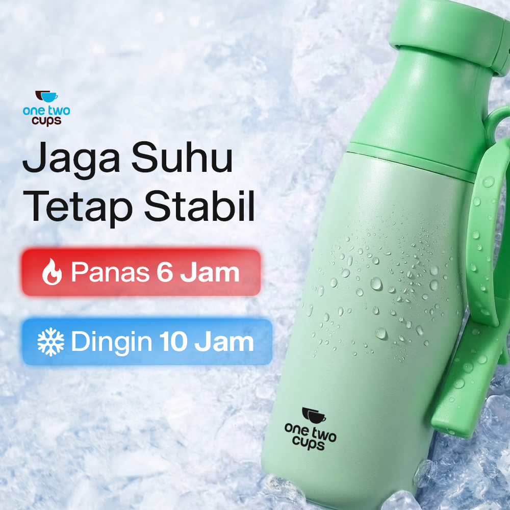 One Two Cups Botol Minum Tumbler Air BPA Free Stainless Steel 520ml - CL520 Gambar produk One Two Cups Botol Minum Tumbler Air BPA Free Stainless Steel 520ml - CL520 - 4