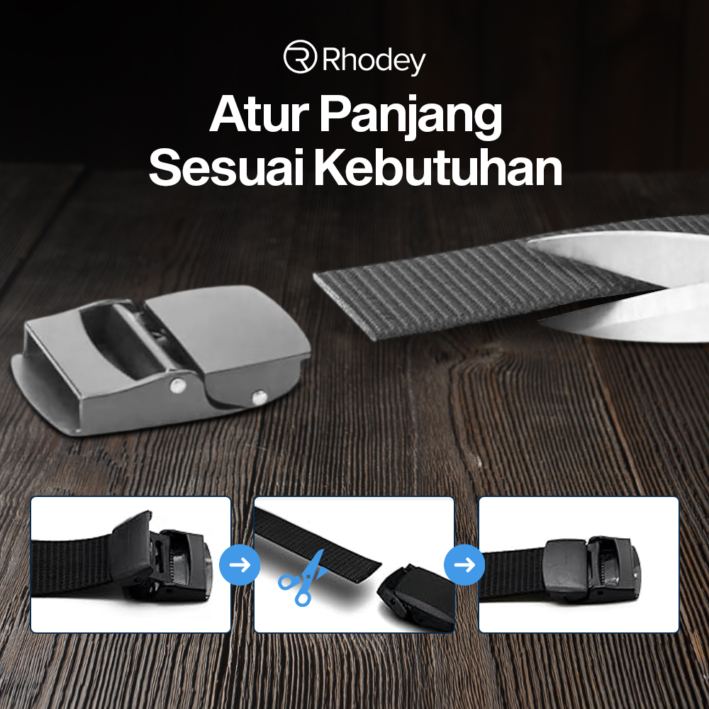 Rhodey Tali Ikat Pinggang Pria Anti X-ray Plastik Automatic Buckle - 2018 Gambar produk Rhodey Tali Ikat Pinggang Pria Anti X-ray Plastik Automatic Buckle - 2018 - 3