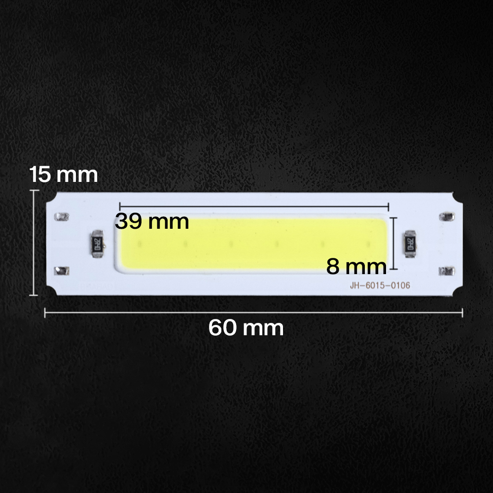 Ovicart Chip LED Lampu COB Car Interior Desk Lamp 6000-6500K 5V 50W - COB6015-DC5-50 Gambar produk Ovicart Chip LED Lampu COB Car Interior Desk Lamp 6000-6500K 5V 50W - COB6015-DC5-50 - 7