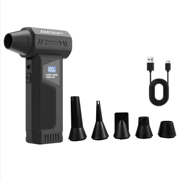 Taffware Air Duster Blower Mini Turbo Jet Fan 110000RPM 4000mAh 110W - M4 Gambar produk Taffware Air Duster Blower Mini Turbo Jet Fan 110000RPM 4000mAh 110W - M4 - 6