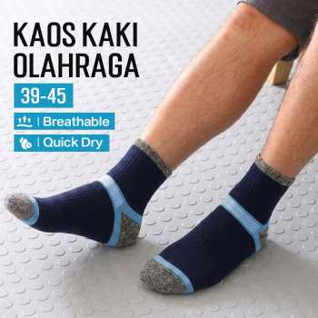 ZTOET Kaos Kaki Pendek Olahraga Quick Dry Breathable Sock Pria 39-45 - WZ173
