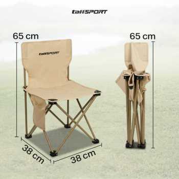 Gambar produk TaffSPORT Kursi Lipat Outdoor Camping Portable Oxford Folding Chair L - BD852 - 7