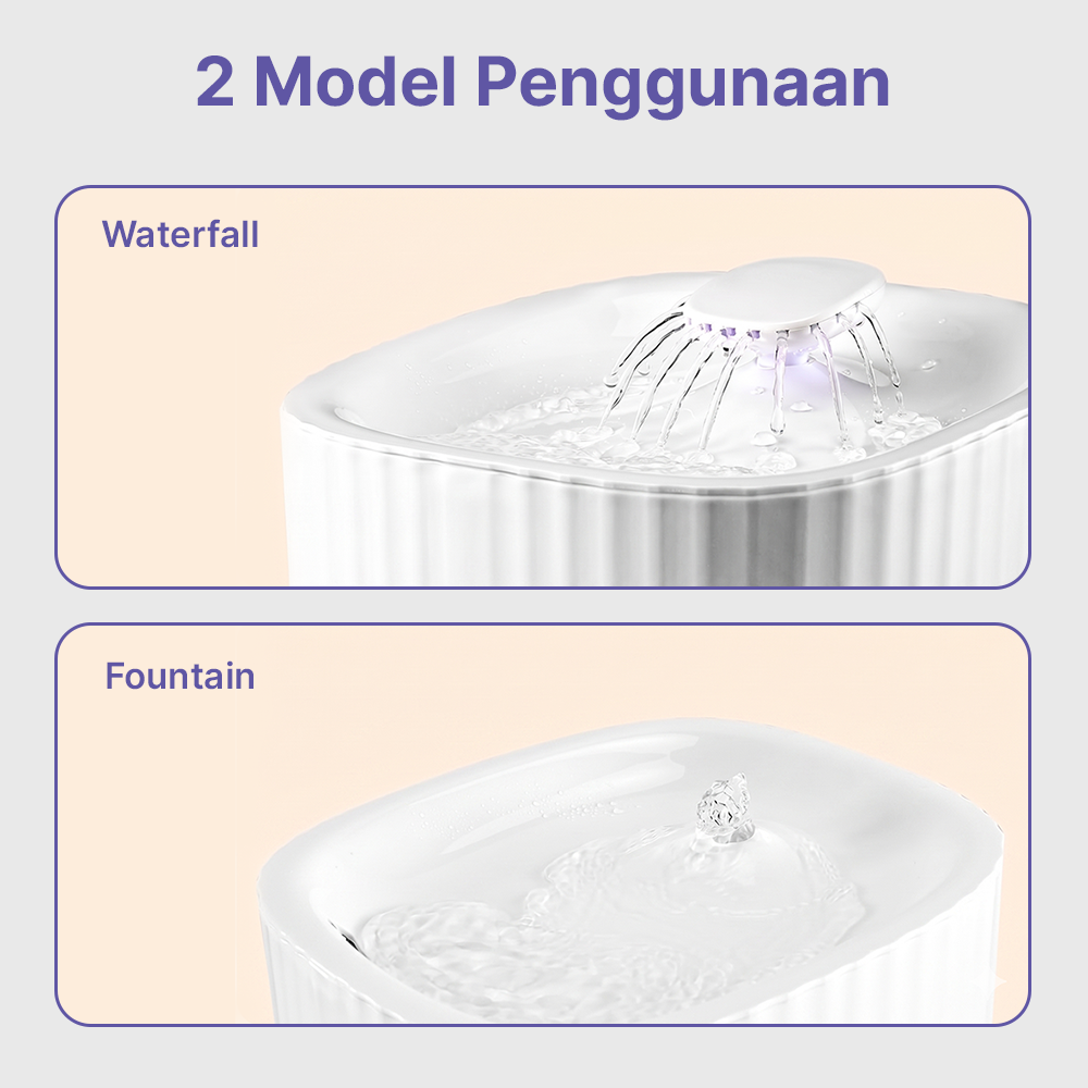 Junzipet Water Dispenser Tempat Minum Anjing Kucing 3L - EZ-1002 Gambar produk Junzipet Water Dispenser Tempat Minum Anjing Kucing 3L - EZ-1002 - 3