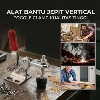 Gambar produk BO GONG Alat Bantu Dorong Jepit Vertical Toggle Clamp Hold Down Handle - GH-13009